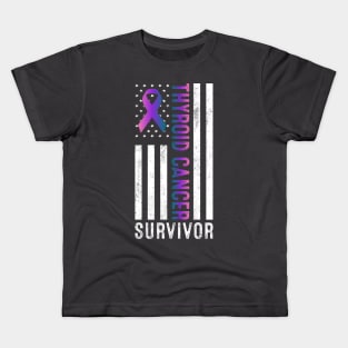 Thyroid Cancer Survivor Kids T-Shirt